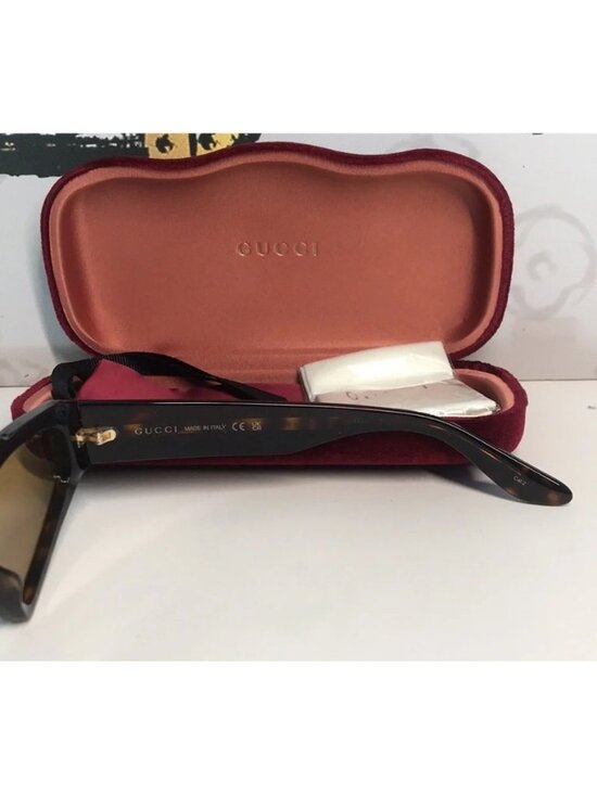 New Authentic Gucci Tortoise Shell Sunglasses GG1591s 002 main image 5